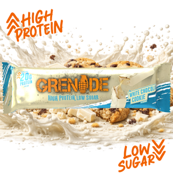 GRENADE - White Chocolate Cookie Protein Bar 60g